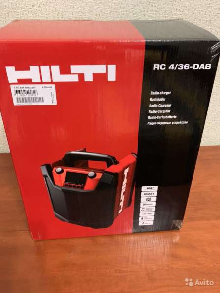 Радио + зарядное устройство hilti RC 4/36-DAB в Ростове-на-Дону