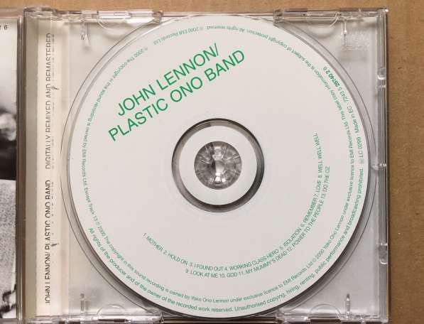 John Lennon / Plastic Ono Band / CD new / 2000 EU в Москве фото 8