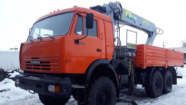 Продам бортовой Камаз-43118,2011г/в,6х6 с кму в Ижевске