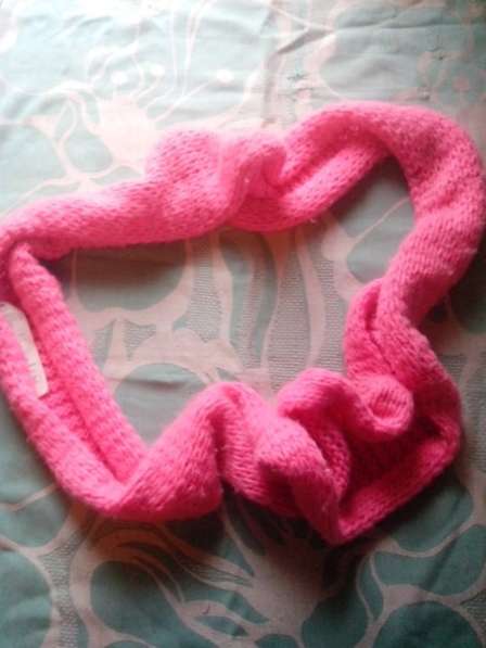 Хамут(шарф)ярко - розовый