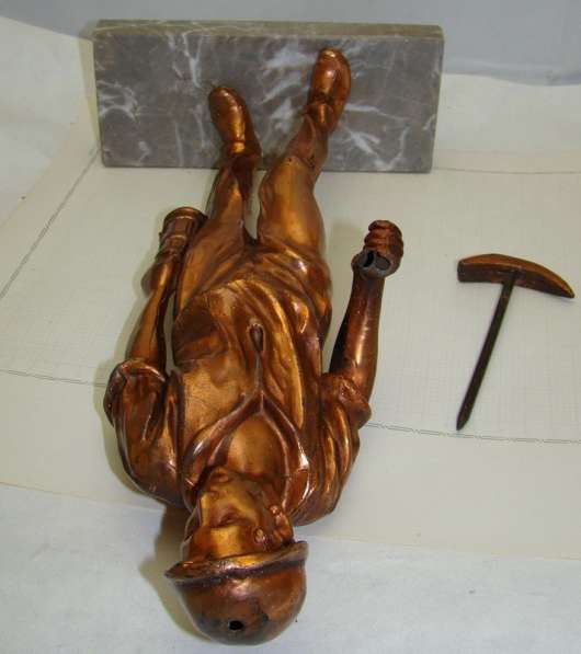 Скульптура фигурка оловянная Горняк Шахтер (W392) в Москве фото 5