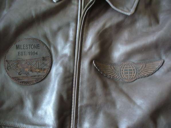 Кожаная куртка-пилот Milestone в Москве фото 7