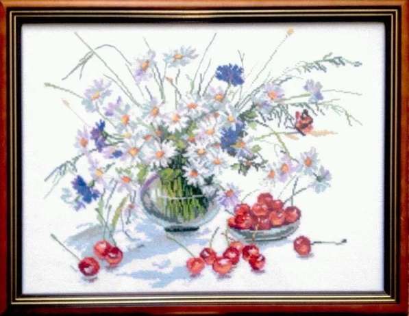 Картина вышитая крестом