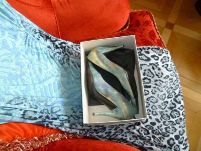 Модельные туфли небесно-голубого цвета La Emi, Made in Italy размер 40 в Москве фото 7