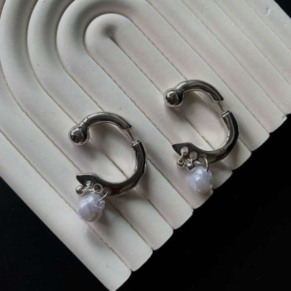 Серьги крупные