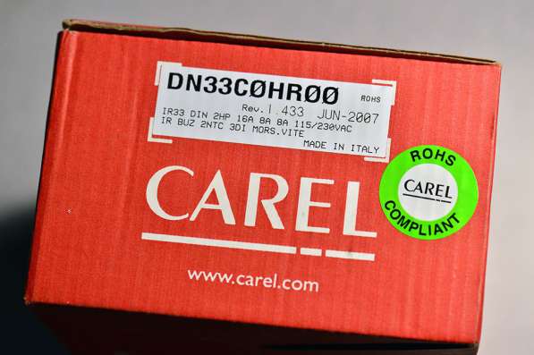 Контроллер климатической установки Carel ir33 DIN DN33C0HR00 в Москве фото 4