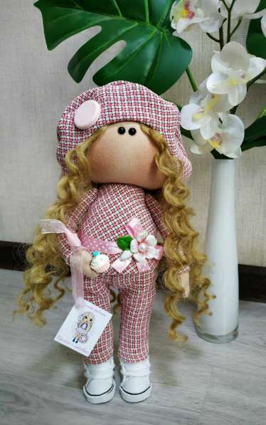 Интерьерные текстильные куколки ручной работы в Москве фото 9