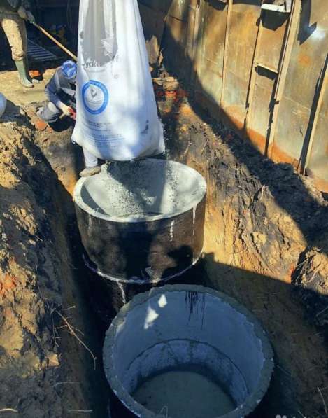 Септик из ЖБИ колец под канализацию для дома и дачи на 7.9м в Тюмени фото 7