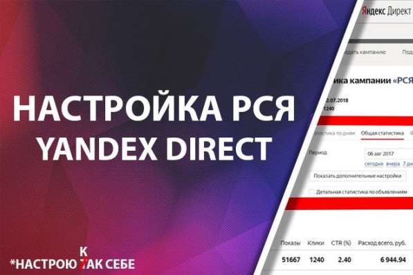 Настрою контекстную рекламу в Яндекс. Директ