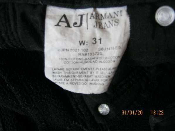 Джинсы Armani AJ в Верхней Пышмы фото 3