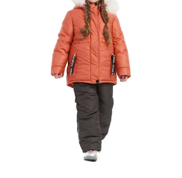 Зимняя куртка для девочки рост 122 в Москве фото 3