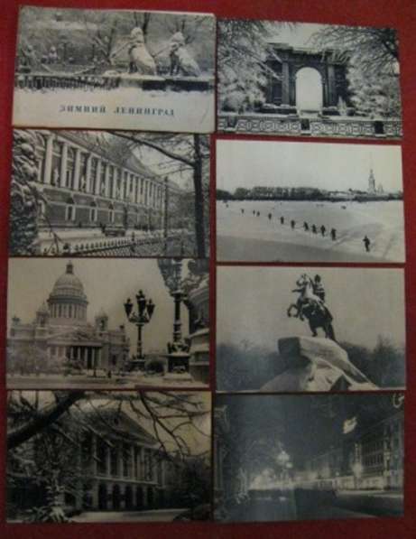 Зимний Ленинград набор 12 открыток 1970 года СССР в Сыктывкаре
