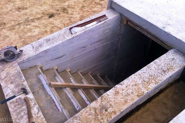 Погреб монолитный, фундамент монолитная плита, смотровая яма в Красноярске фото 4