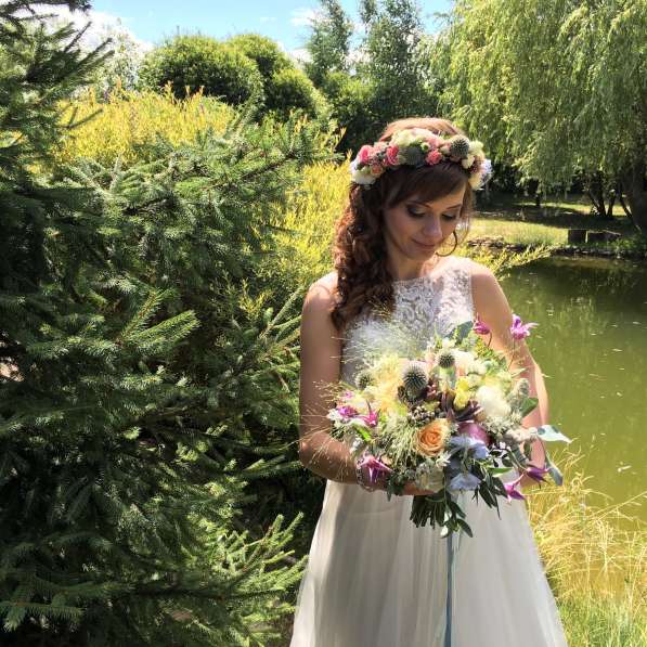 Свадебный флорист, букет невесты, оформление зала, цветы в Бронницах фото 9