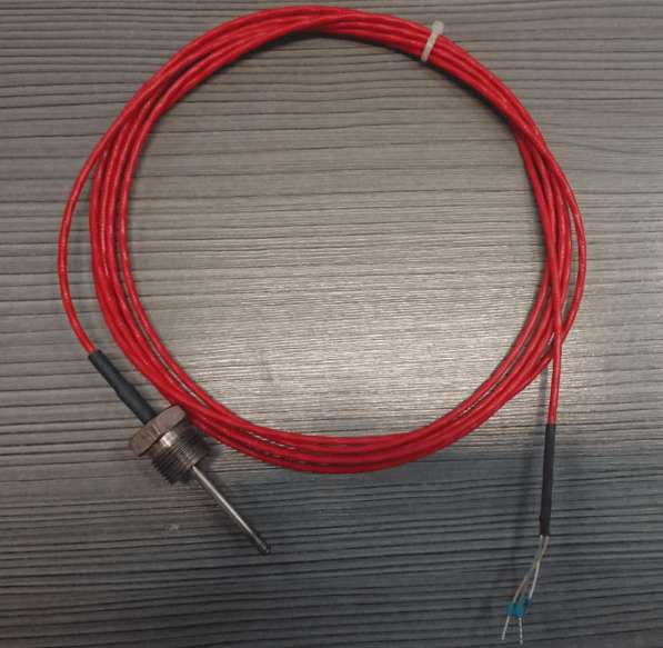 Датчик контроля температуры дыма Pt-1000 кабель 5 метров