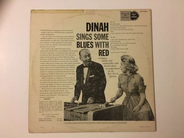 DINAH SHORE Capitol T-1354 1st press 1960 US original blues в Москве фото 4