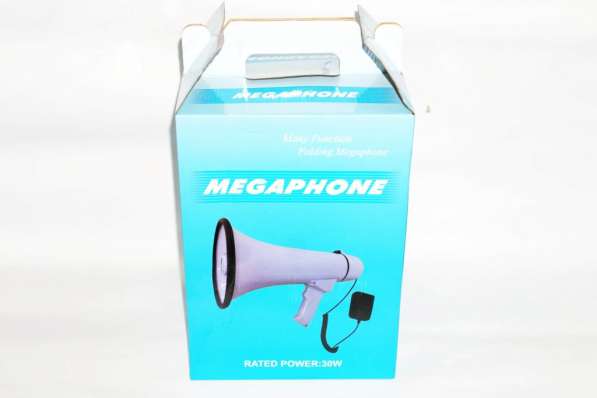 Громкоговоритель мегафон (рупор) Megaphone HW 20B 30W в фото 3