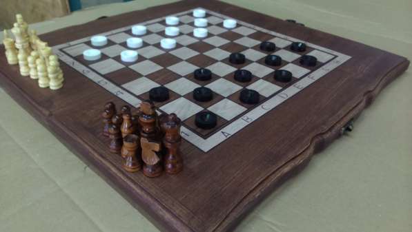 Шахматы шашки нарды три в одном в Симферополе фото 5