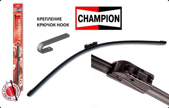 Щетка ст-ля Champion Easyvision 480мм бескаркасная ER48/B01