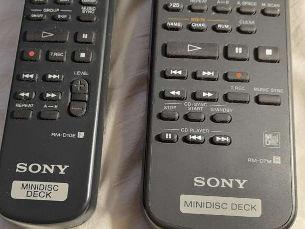 Пульты от минидисковых дек SONY в Челябинске фото 11
