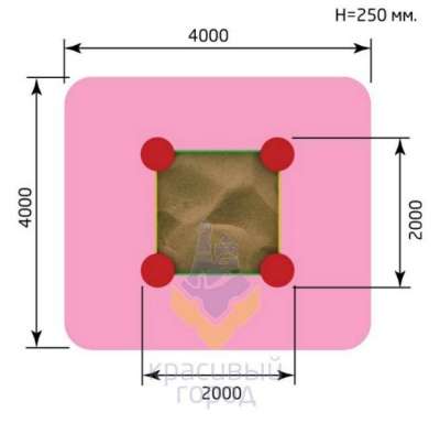 Песочница простая в Ижевске фото 3