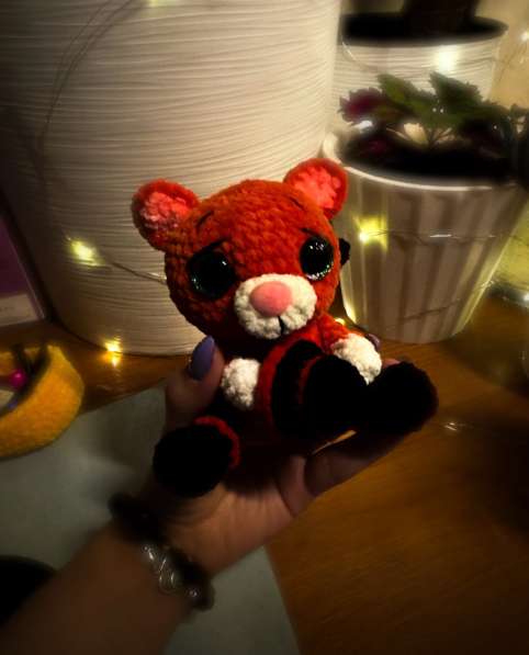 Вязаная игрушка кот в сапогах в Москве фото 3