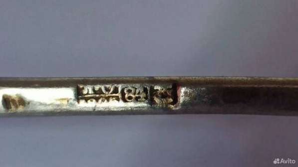 Серебро ложка 84 проба 1885-й в Ногинске фото 5