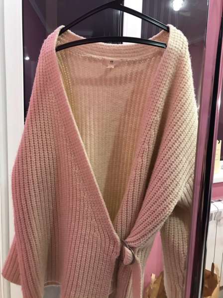 Кардиган крупной вязки