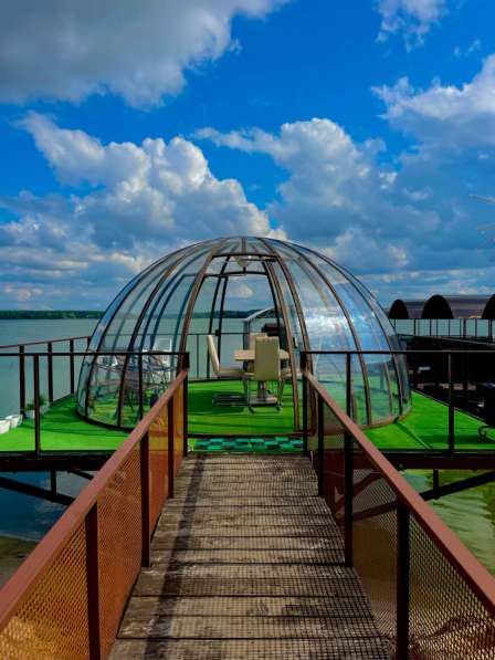 Беседка в форме купола над водой «Созвездие» в Воронеже фото 6
