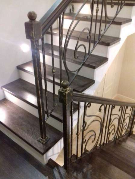Кованые перила в Москве фото 17