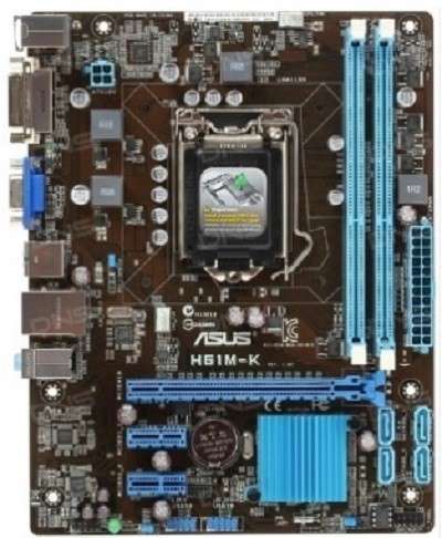 Материнская плата ASUS H61M-K Сокет LGA 1155