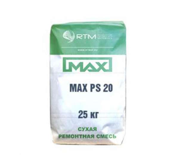 MAX PS 2 (MAX PS 20) Смесь ремонтная высокоточной цементации