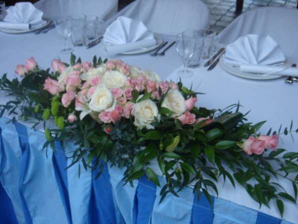 Оформление свадьбы тканью и цветами в Смоленске фото 3