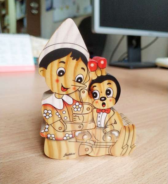 Деревянная фигурка пчелки - визитница в Тюмени фото 12