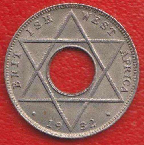 Британская Западная Африка 1/10 пенни 1932 без знака мондвор в Орле