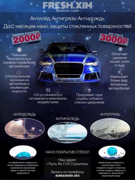Антидождь. Антигрязь. Антиналедь
