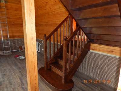 Деревянная лестница Фабрика лестниц столярыч из березы и сосны в Самаре фото 4