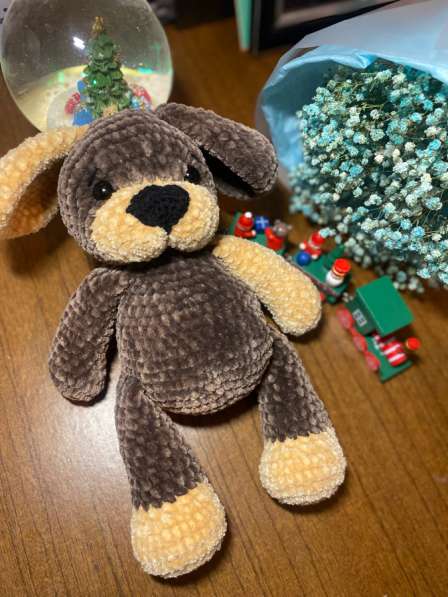 Вязаная игрушка Собака в Ярославле