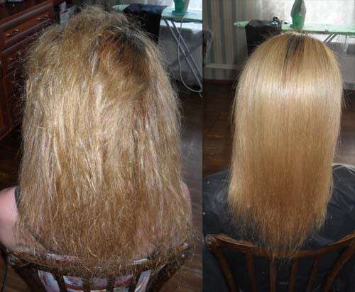 Кератиновое восстановление и выпрямление волос в Москве фото 3