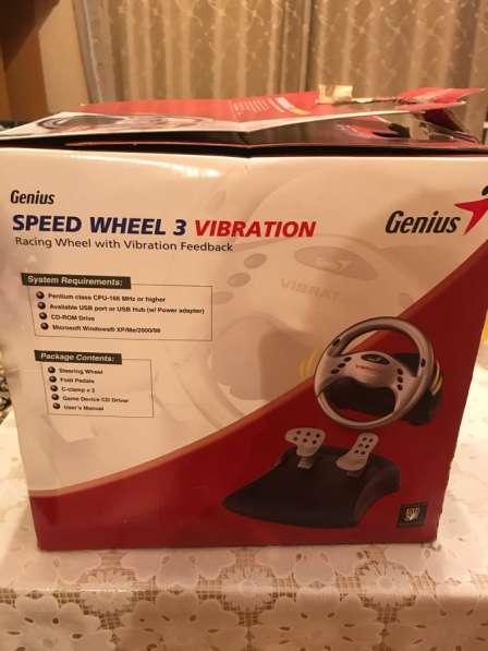 Руль Genius Speed Wheel 3 Vibration в Москве фото 4