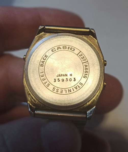Часы мужские / женские CASIO золотые A661G винтажные в Москве фото 5