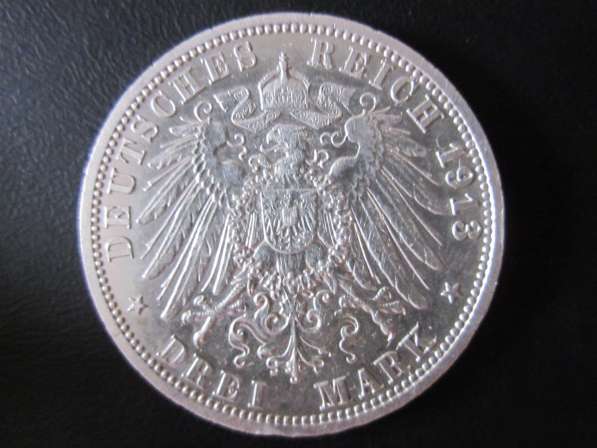 МОНЕТА-DREI MARK-НЕМЕЦКАЯ---СЕРЕБРО-ОРИГИНАЛ в Челябинске фото 26