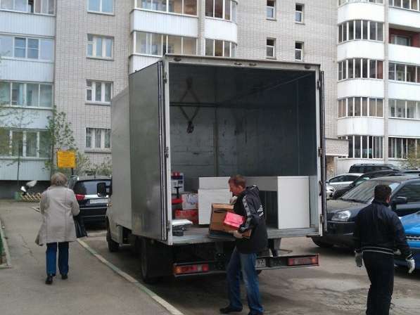 Переезд Газель 4 метра грузоперевозки грузчики в Москве