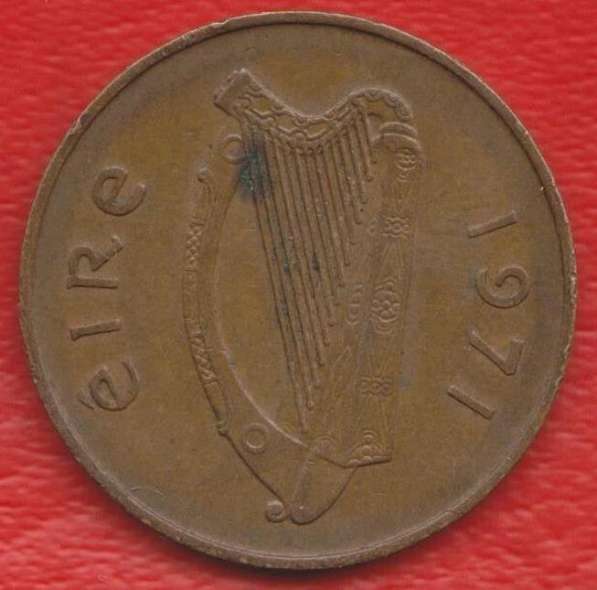 Ирландия 2 пенса 1971 г. бронза в Орле