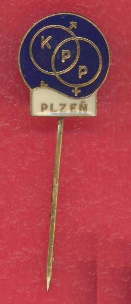 Чехословакия фрачный значок KPP Plzen фрачник в Орле фото 3