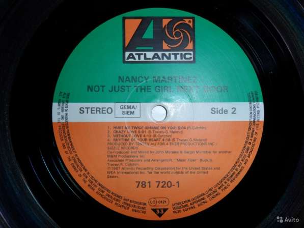 Nansy Martinez 1987 (west germany) NM / EX+250 (конверт/ пл в Коркино фото 4