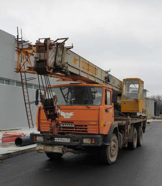 Услуги автокрана 25тонн 22метра