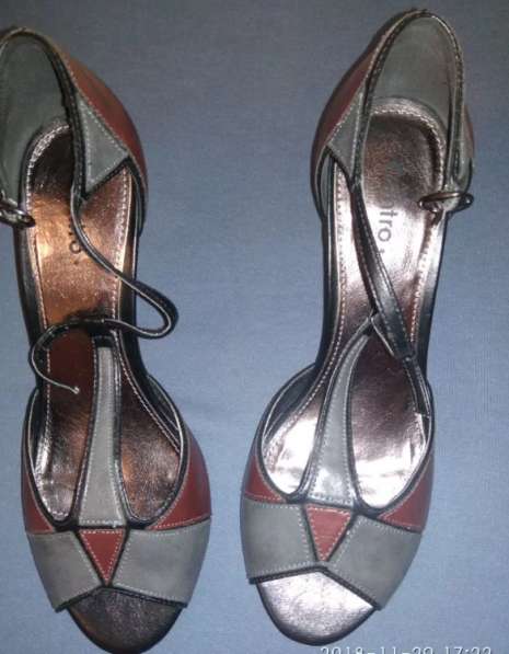 Шагайте в стиле ретро:новые комбинированные женские туфли в Орехово-Зуево фото 3