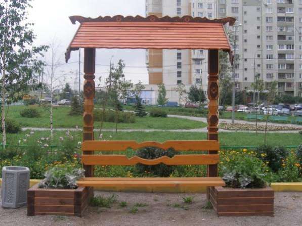 Малые архитектурные формы из дерева в Подольске фото 27