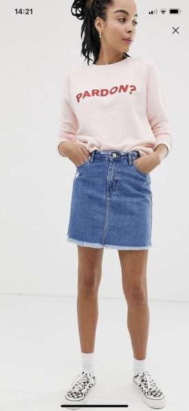 Новая джинсовая мини-юбка